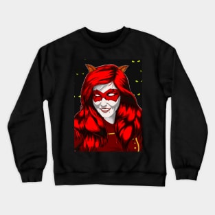 Super Crazy Cat Lady (colorized) Crewneck Sweatshirt